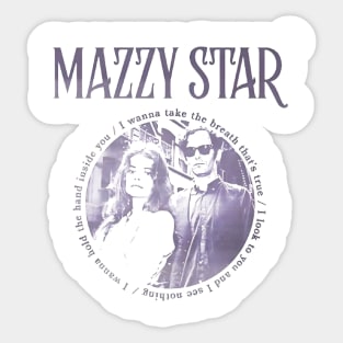 Mazzy star Sticker